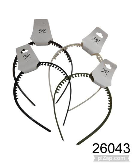 Imagen de VINCHA PELO VERDE/MARRON/HUESO/NEGRO 3.26